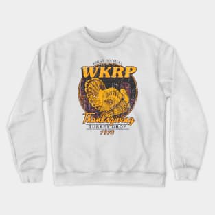 WKRP Turkey Drop Vintage Crewneck Sweatshirt